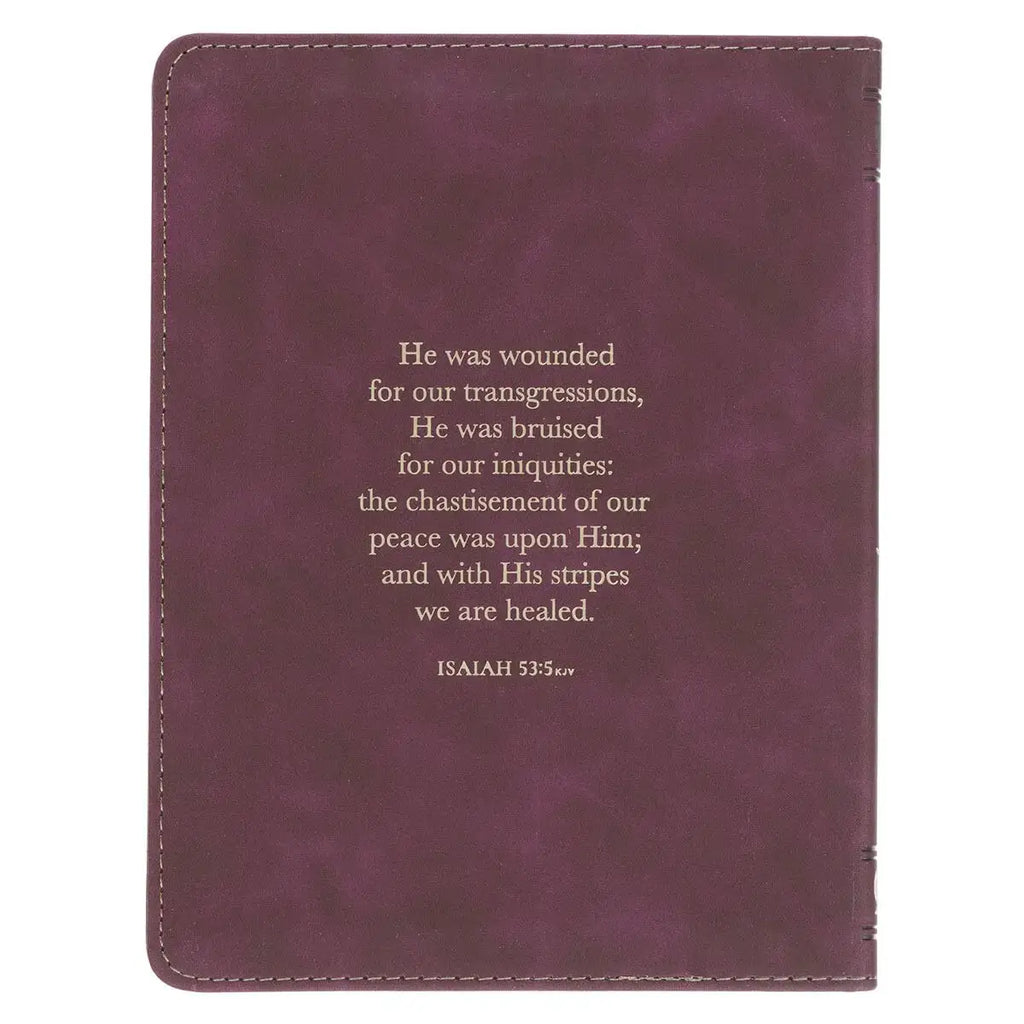 The Miracle of Easter Maroon Faux Leather Devotional