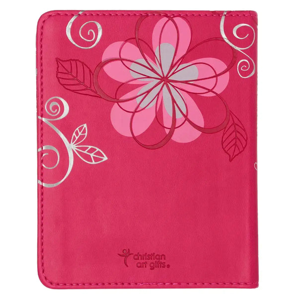 The One-Minute Devotions for Girls Pink Faux Leather Devotional