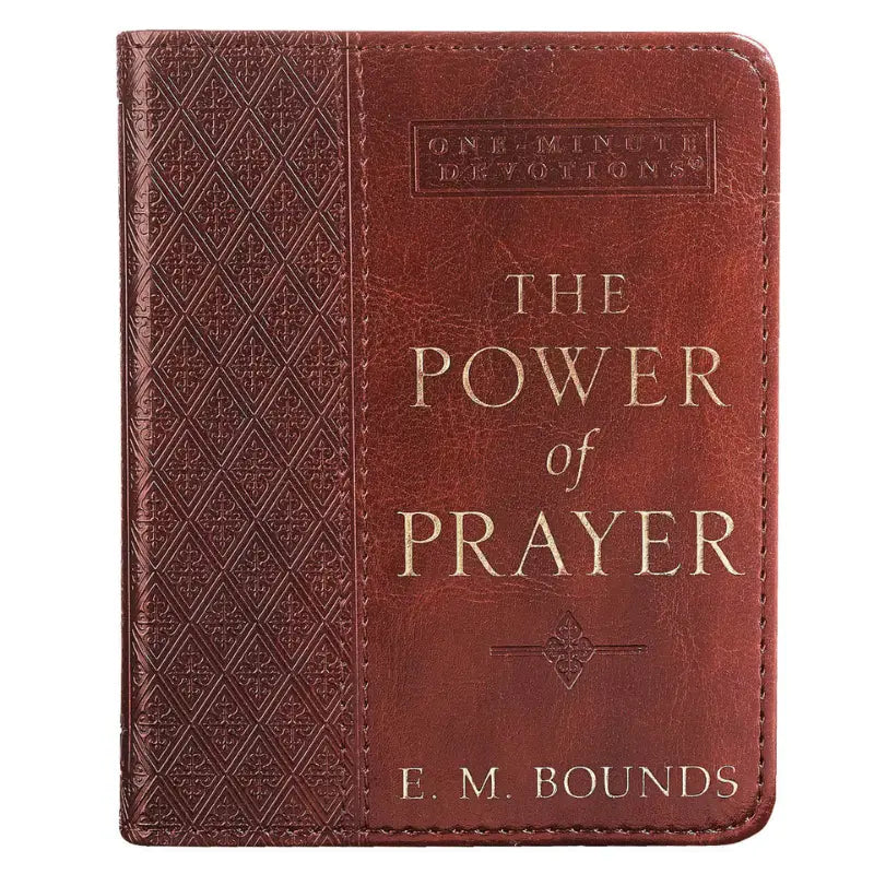 The Power of Prayer Brown Faux Leather One-Minute Devotions Main image