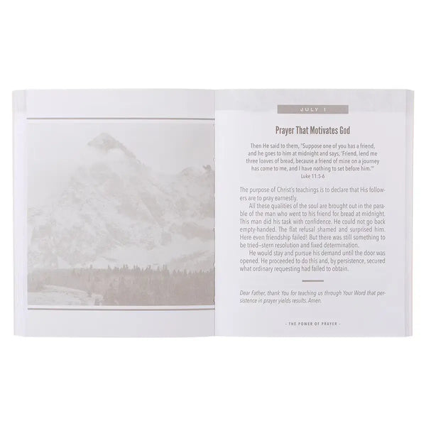 The Power of Prayer Brown Softcover One-Minute Devotions