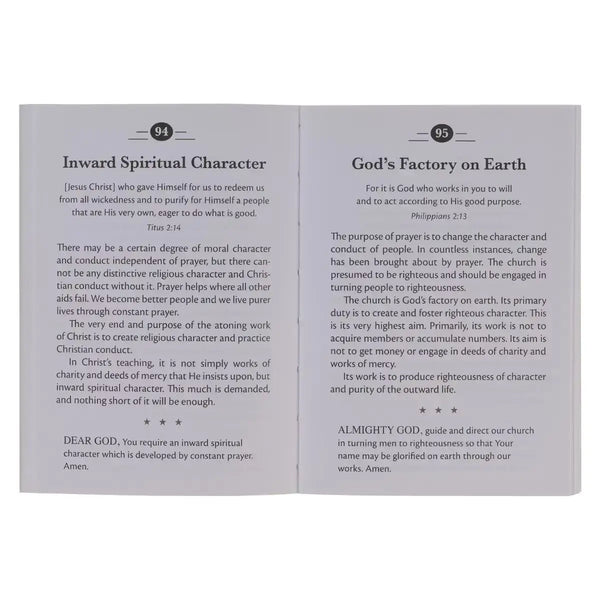 The Power of Prayer Mini Devotional