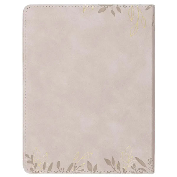 The Wonder of Grace: A 40-Day Devotional Journey Taupe Faux Leather Devotional