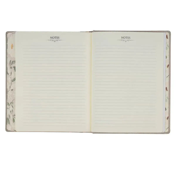 Trust Taupe Faux Leather Large Print King James Version Note-taking Bible - Proverbs 3:5