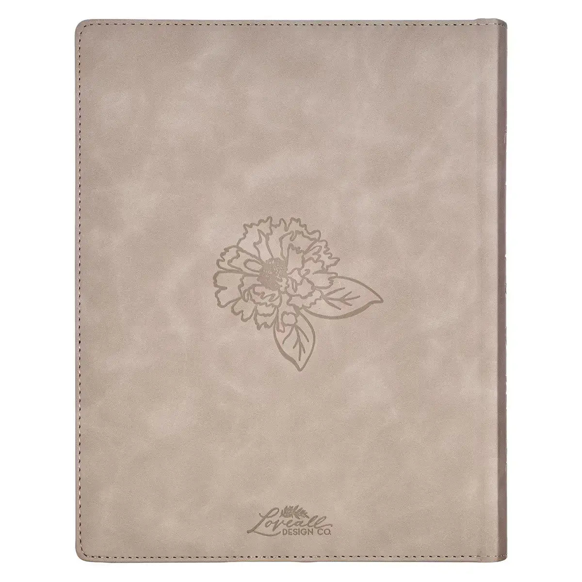 Trust Taupe Faux Leather Large Print King James Version Note-taking Bible - Proverbs 3:5