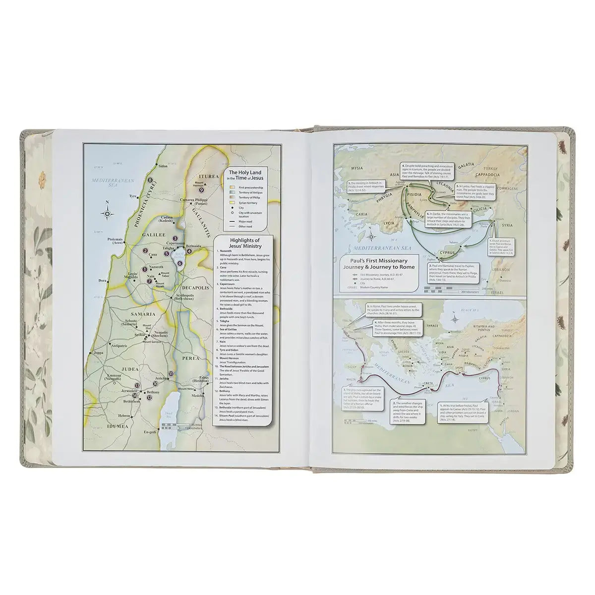 Trust Taupe Faux Leather Large Print King James Version Note-taking Bible - Proverbs 3:5