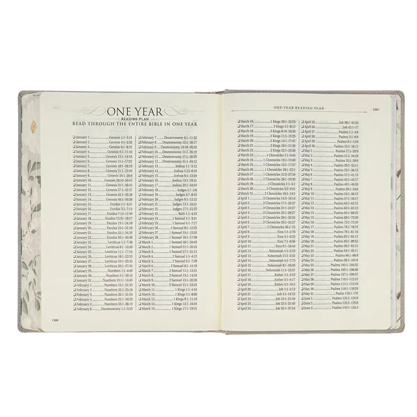 Trust Taupe Faux Leather Large Print King James Version Note-taking Bible - Proverbs 3:5