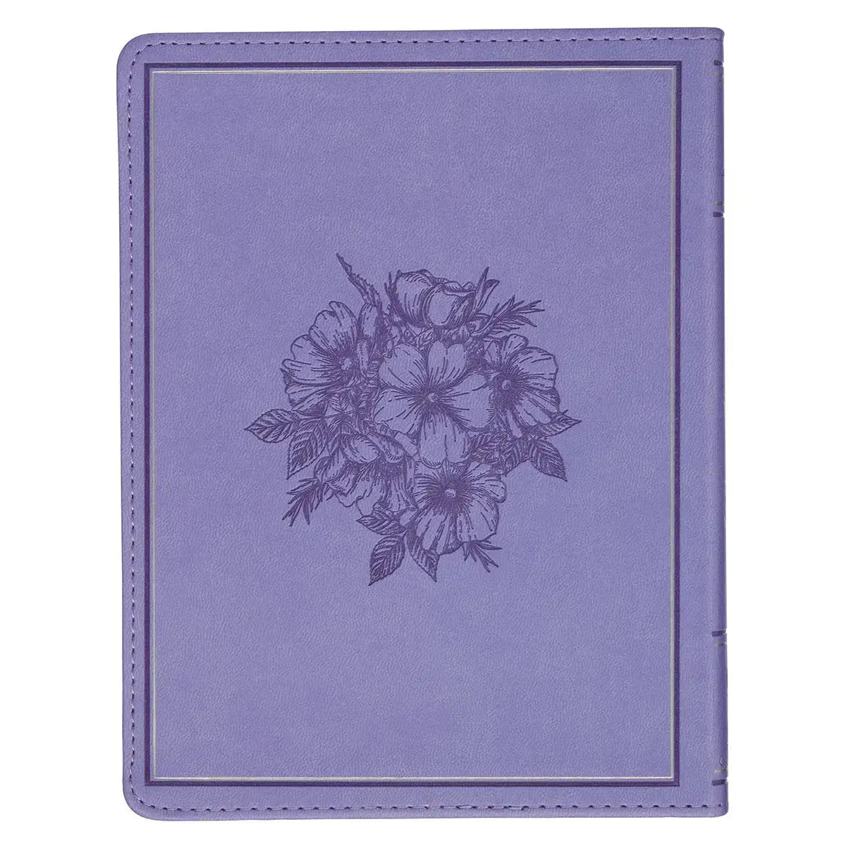 Trusting in God Lavender Faux Leather Devotional Secondary image