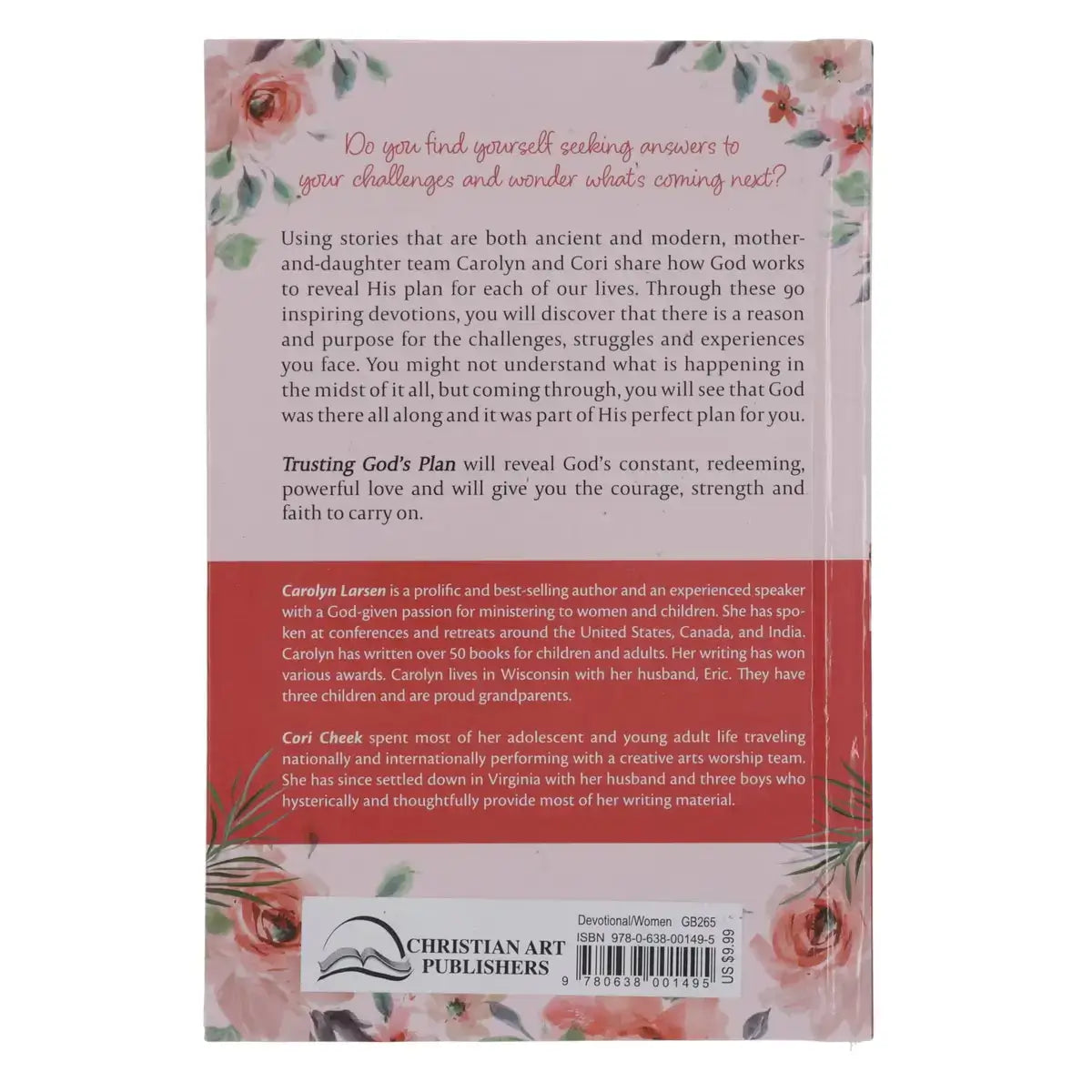 Trusting in God's Plan Pink Hardcover 90-Day Devotional Secondary image