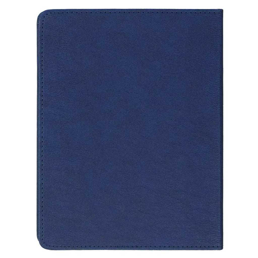 Walk Through God's Word Navy Faux Leather Devotional