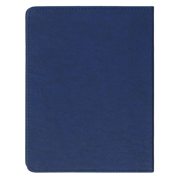 Walk Through God's Word Navy Faux Leather Devotional
