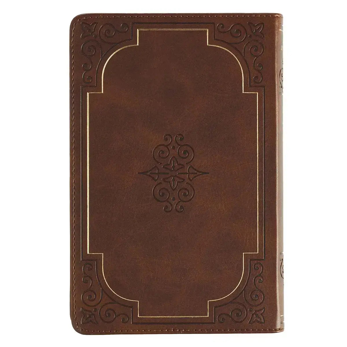 Walking With God Brown Faux Leather Devotional Secondary image