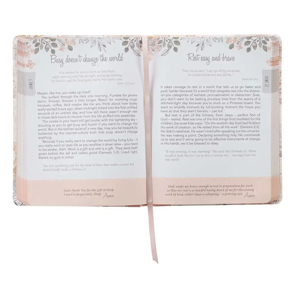Walking in Grace Faux Leather Devotional