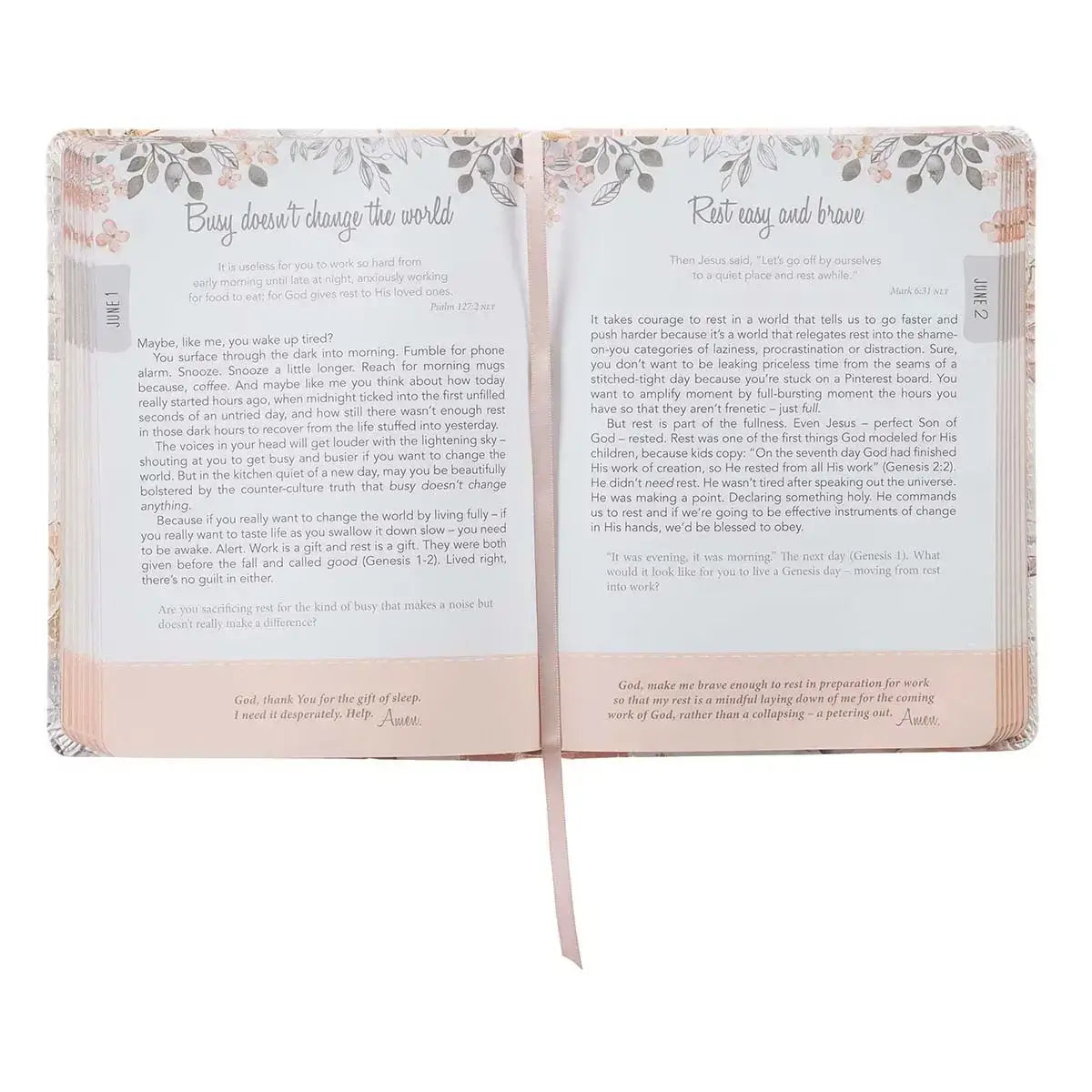Walking in Grace Faux Leather Devotional
