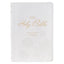 White Faux Leather Super Giant Print King James Version Bible with Thumb Index