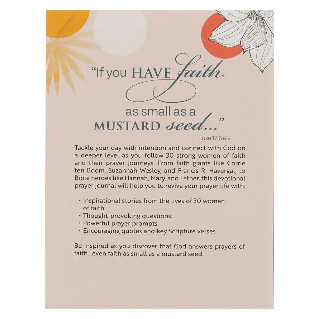 Women of Faith: Faith Like a Mustard Seed Devotional Prayer Journal