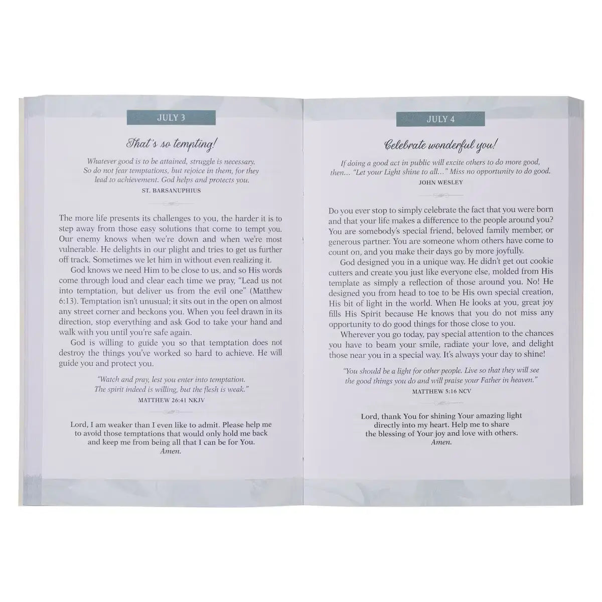 You Are Blessed Softcover Devotional Book